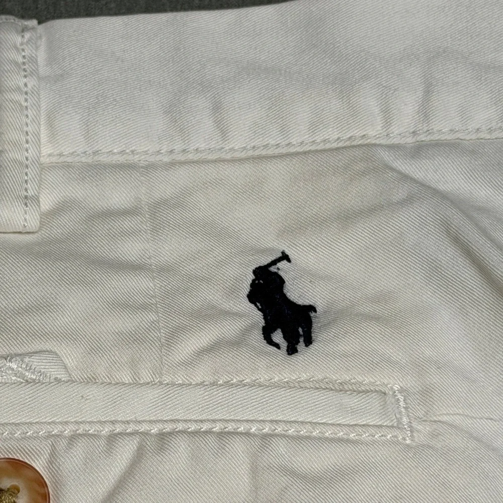 Polo Ralph Lauren Mens White Stretch Classic Fit Chino Shorts Size 38